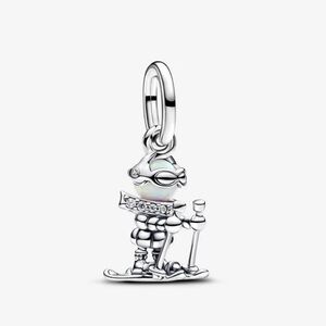 Pandora skier Dangle charm